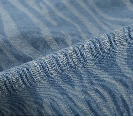 Jeans Tiro Alto Slim Fit Desteñido Tie-dye Azul Oscuro - Image 21