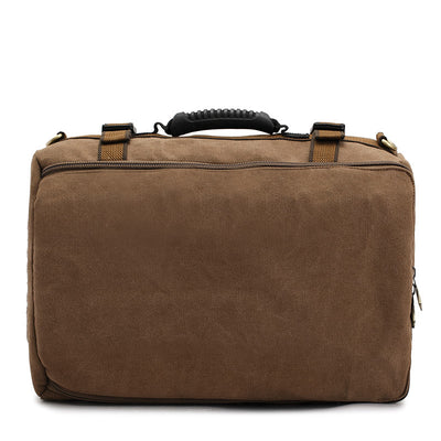 Mochila de Lona para Hombre - Backpack de Viaje y Trabajo con Compartimento Laptop - Image 3
