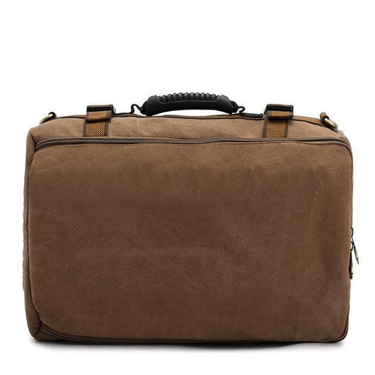 Mochila de Lona para Hombre - Backpack de Viaje y Trabajo con Compartimento Laptop - Image 3