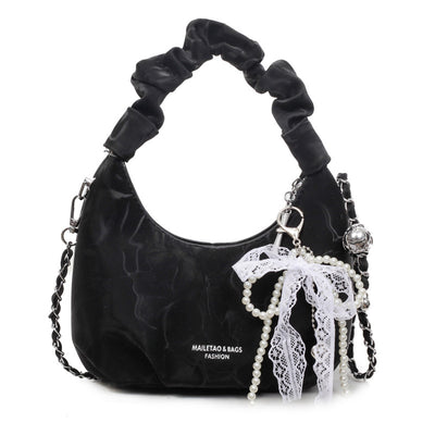 Bolso Bandolera Wild Chain con Pliegues Exquisitos - Image 4