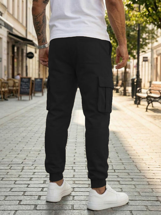 Pantalones de Trabajo Casual para Hombre con Múltiples Bolsillos y Cordón Ajustable - Image 23
