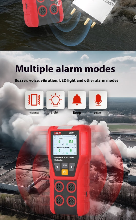 Detector de Gases Multifunción - Alarma de Aire Tóxico y Contaminantes - Image 11