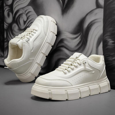 Zapatos Casuales Hombre Microfibra Suela Gruesa Versátiles - Image 3