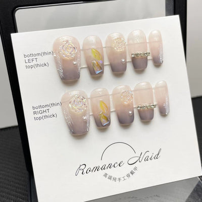 Pegatinas de Uñas Removibles Serie Camellia - Diseño Blindado - Image 12