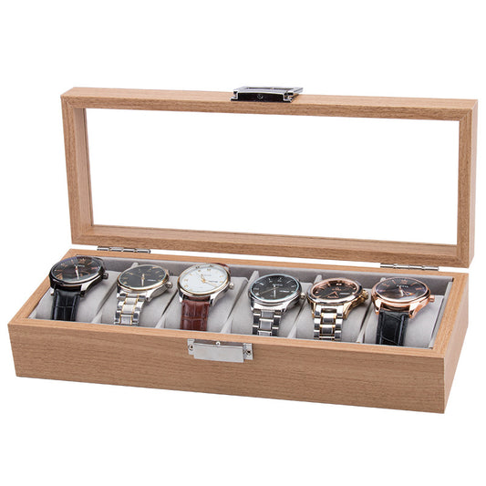 Caja Organizadora de Relojes en Madera de Palisandro - Exhibidor para 6 Piezas - Image 2