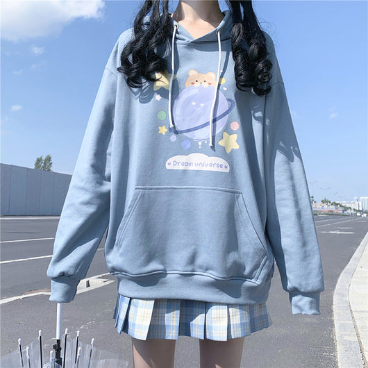 Sudadera Holgada Trendy para Niñas - Top Ligero Escuela Secundaria - Image 6