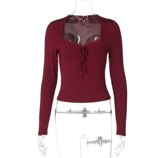 Top Ajustado de Encaje Efecto Reductor para Mujer - Image 7