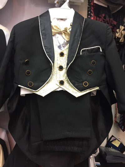 Conjunto de Esmoquin Infantil Británico para Presentador de Piano y Eventos - Image 7
