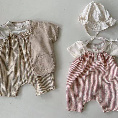Enterizo Infantil de Tirantes con Rayas Verticales - Colección Verano - Image 18