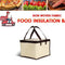 Bolsa Térmica Aluminio para Comida Caliente - 6 a 12 Pulgadas