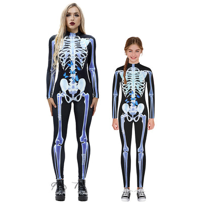 Jumpsuit Largo con Estampado 3D Esqueleto - Image 14