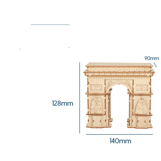 Torre Piano 3D de Madera - Puzzle DIY Rueda de la Fortuna - Image 14