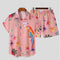 Conjunto Casual Playero: Camisa y Shorts de Manga Corta