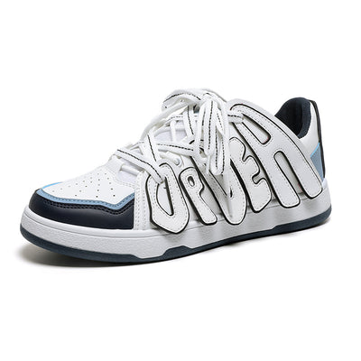 Zapatillas Urbanas Unisex con Letras - Diseño Minimalista Low-Top - Image 8