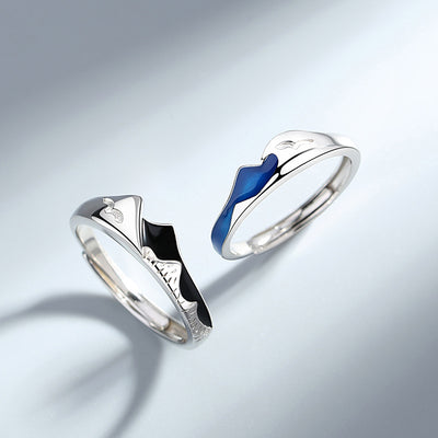 Anillos de Pareja en Plata Esterlina Shanmeng Eachother - Image 5