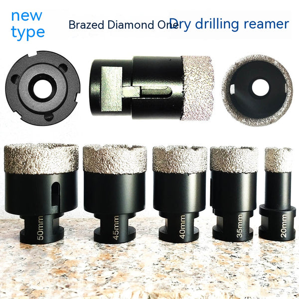 Broca Especial para Amoladora Angular - Perforador de Diamante para Mármol, Granito y Baldosas