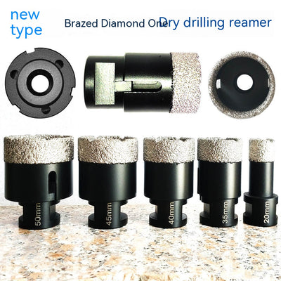 Broca Especial para Amoladora Angular - Perforador de Diamante para Mármol, Granito y Baldosas