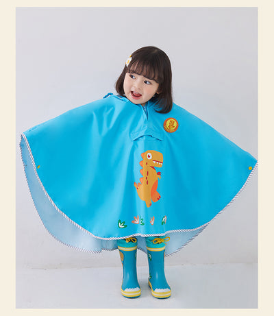 Impermeable Infantil Tipo Capa con Diseño de Dinosaurio - Image 23