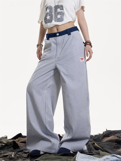 Pantalones Deportivos Casuales a Rayas para Mujer - Image 8