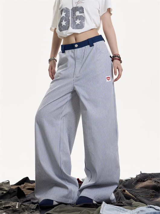 Pantalones Deportivos Casuales a Rayas para Mujer - Image 8