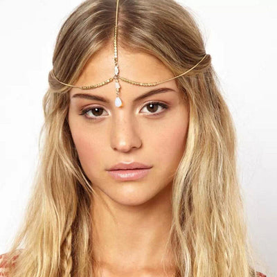 Diadema de Perlas Auspiciosas con Borlas y Cuentas Estilo Europeo y Americano - Image 18