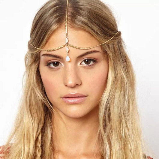 Diadema de Perlas Auspiciosas con Borlas y Cuentas Estilo Europeo y Americano - Image 18