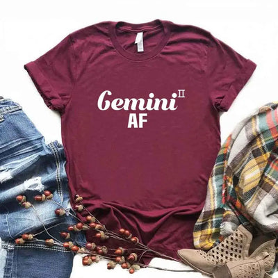 Playera Estampada con Letras Cartoon para Mujer