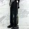 Pantalón Otoño-Invierno con Detalle Floral Lateral y Cintura Ajustada