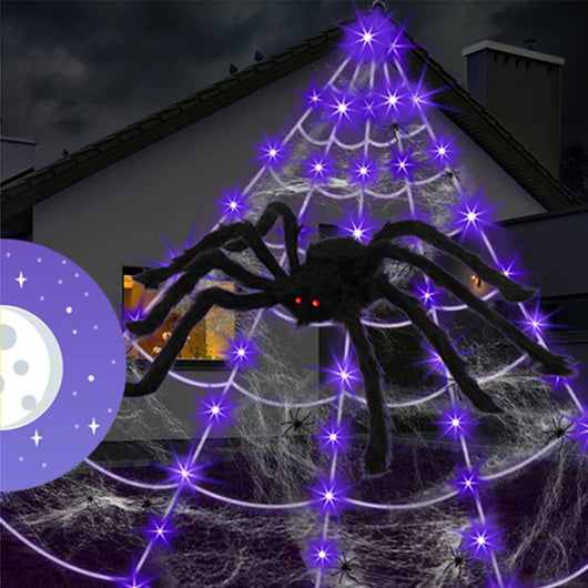 Telaraña Decorativa Halloween para Casa Embrujada y Escenas de Terror - Image 8