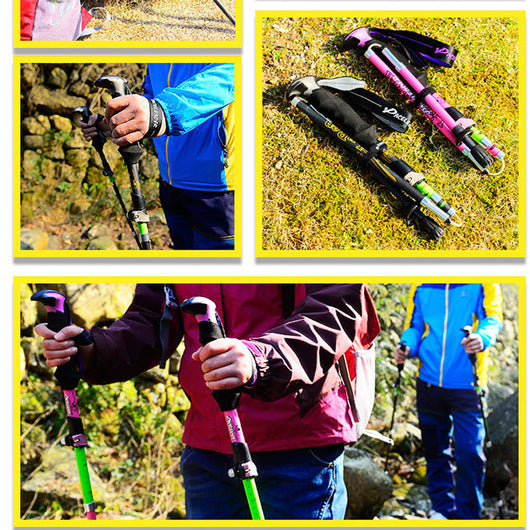Bastones de Trekking Plegables en Carbono para Senderismo - Image 8