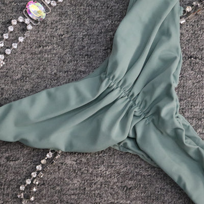 Traje de Baño Elegante con Cadena Metálica y Cristales - Image 15