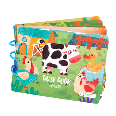 Libro Sensorial Interactivo con Velcro para Bebés - Juguete Educativo Táctil - Image 5
