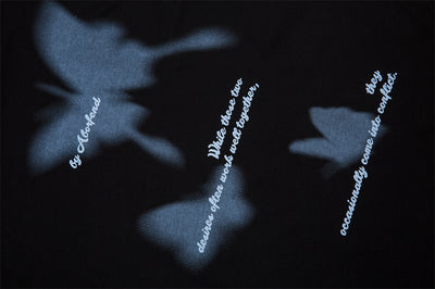 Camiseta Estampado Mariposa Araña para Hombre - Image 9