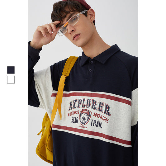 Sudadera Polo Versátil de Cuello Clásico