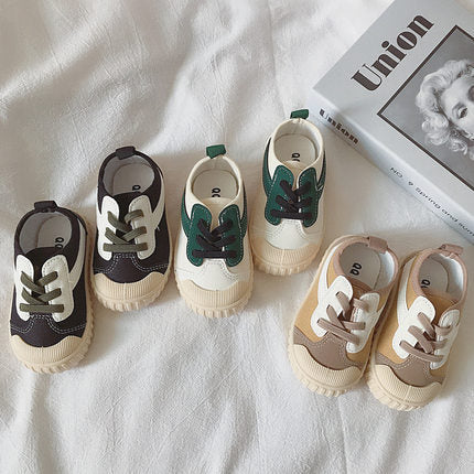 Zapatillas de Lona Infantiles con Suela Antideslizante y Fondo Suave