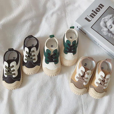 Zapatillas de Lona Infantiles con Suela Antideslizante y Fondo Suave