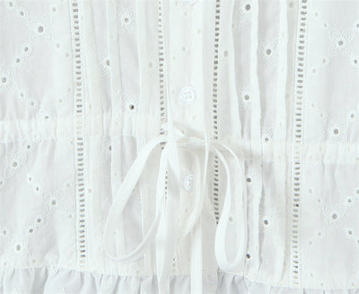 Conjunto de Blusa sin Mangas Bordada y Culotte de Algodón - Image 15
