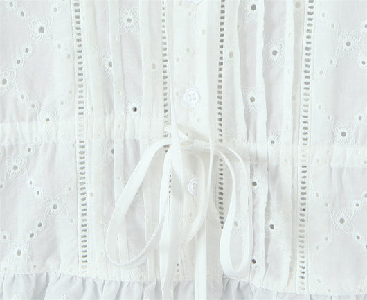 Conjunto de Blusa sin Mangas Bordada y Culotte de Algodón - Image 15