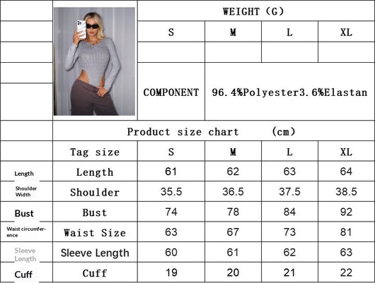 Jumpsuit Minimalista Sexy de Manga Larga Ajustado para Otoño Invierno - Image 7