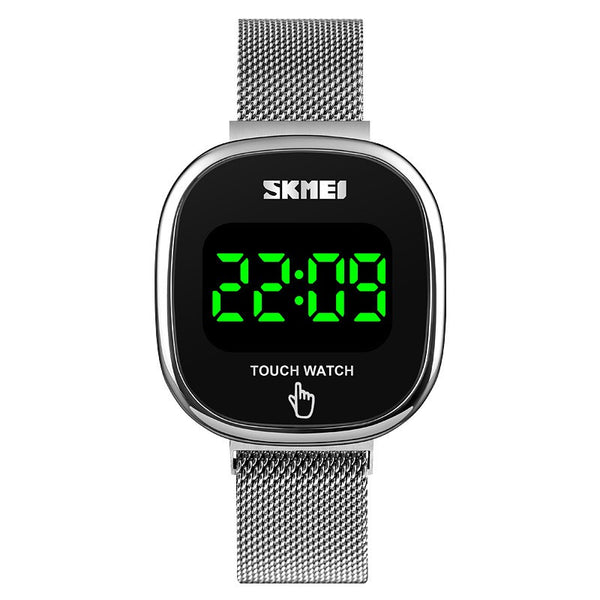 Reloj Magnético Luminiscente con Malla Trendy Coreano