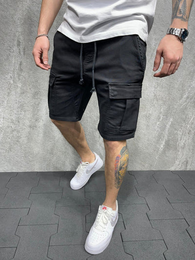 Pantalones Cortos Cargo Multibolsillos para Hombre - Ideal para Actividades al Aire Libre - Image 5
