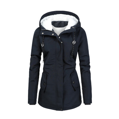Abrigo Acolchado de Algodón para Mujer - Otoño Invierno - Image 6