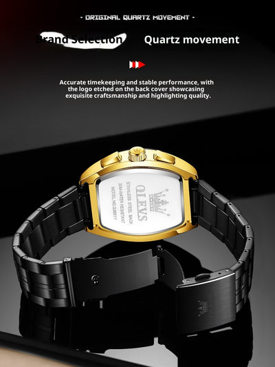 Reloj de Hombre con Correa de Acero y Esfera Luminosa - Image 18
