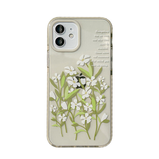 Funda iPhone 12 Pro Max Flores Retro - Diseño Clásico y Protección