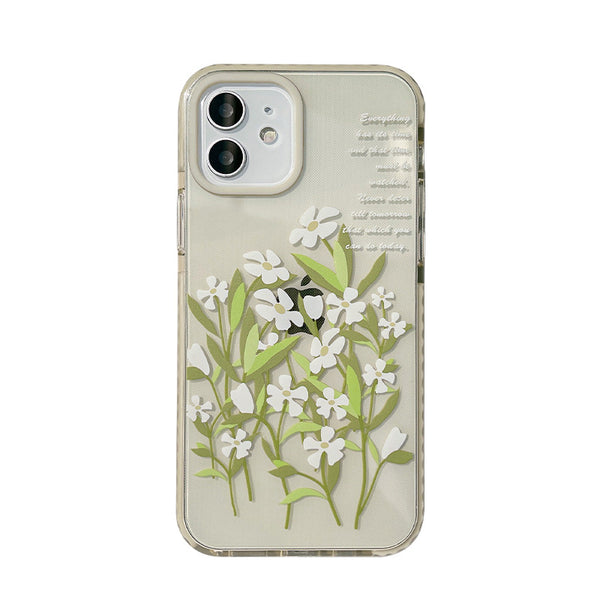Funda iPhone 12 Pro Max Flores Retro - Diseño Clásico y Protección