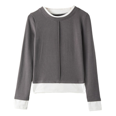 Blusa Elegante Cuello Redondo Falso Dos Cuerpos Premium para Mujer - Image 6