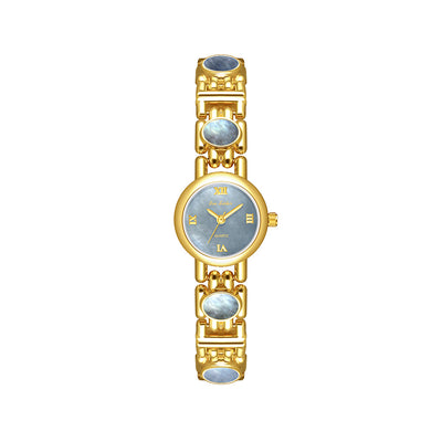 Reloj Elegante Aurora Nácar Negro Dorado - Diseño de Lujo - Image 5