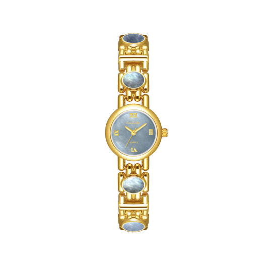 Reloj Elegante Aurora Nácar Negro Dorado - Diseño de Lujo - Image 5