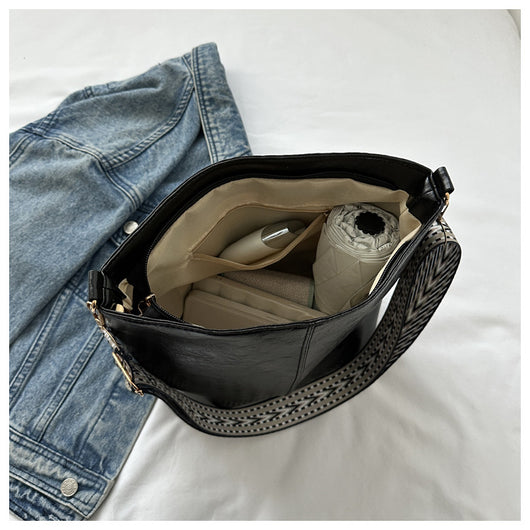 Bolso Bandolera Coreano con Correa Ancha para el Hombro - Image 22
