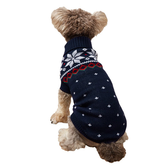 Suéter Navideño Tejido para Mascotas con Diseño de Reno - Image 15